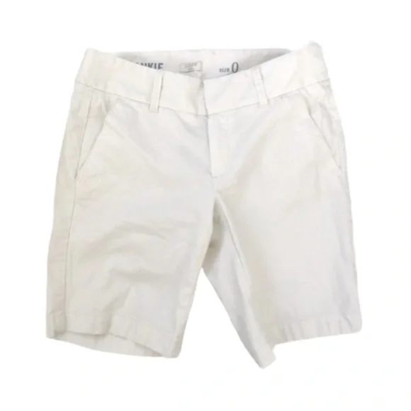 J. Crew Frankie off white stretch walking shorts - Picture 4 of 10